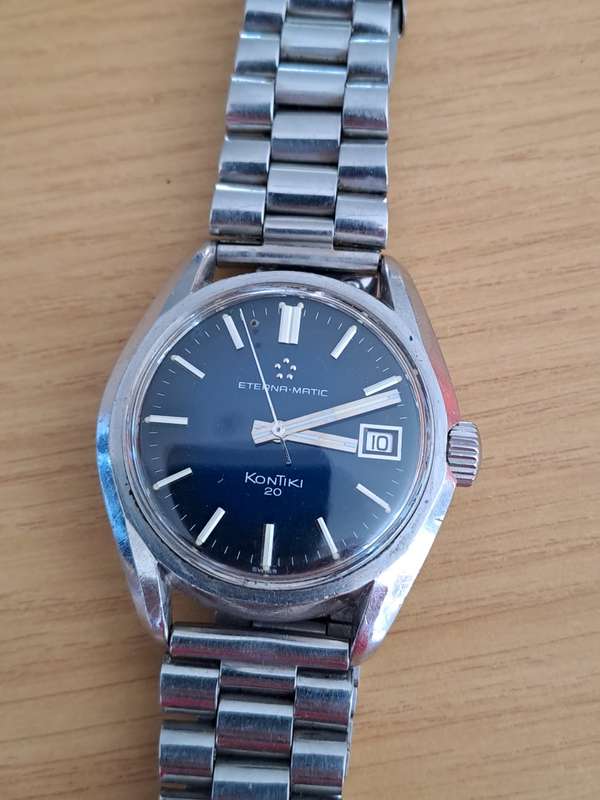 Vintage men`s eterna matic kontiki 20