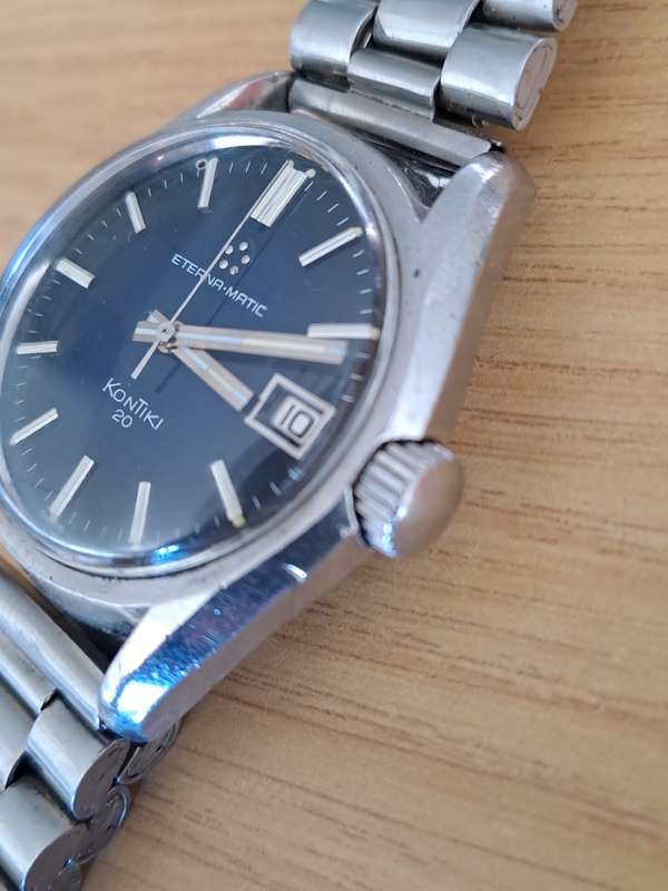Vintage men`s eterna matic kontiki 20