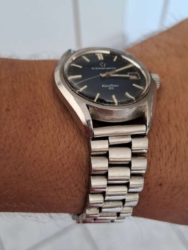 Vintage men`s eterna matic kontiki 20
