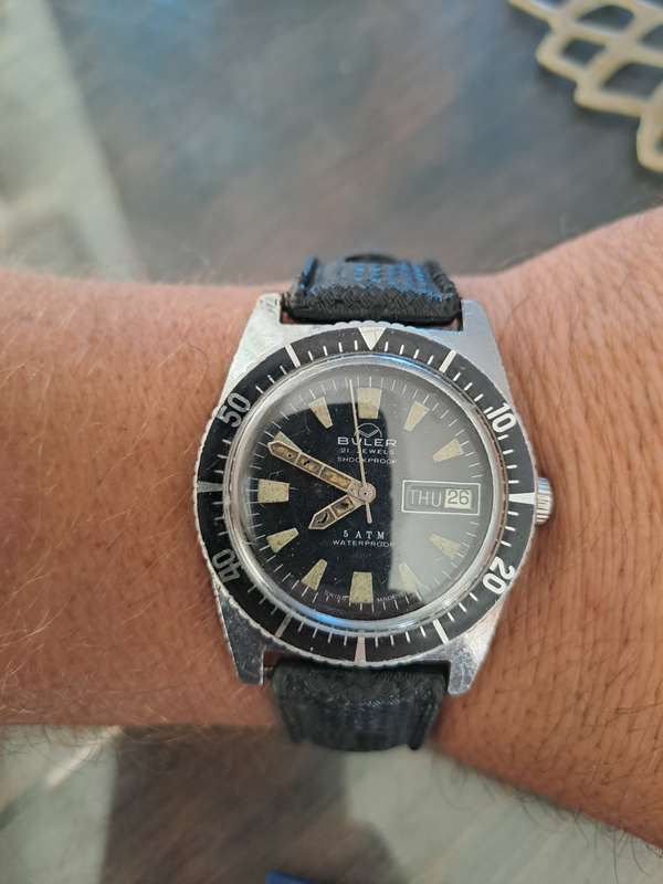 Vintage men`s Buler divers