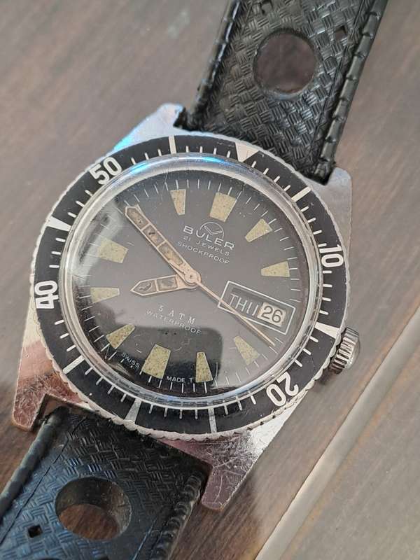 Vintage men`s Buler divers