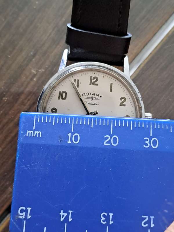 Vintage men`s rotary sub dial