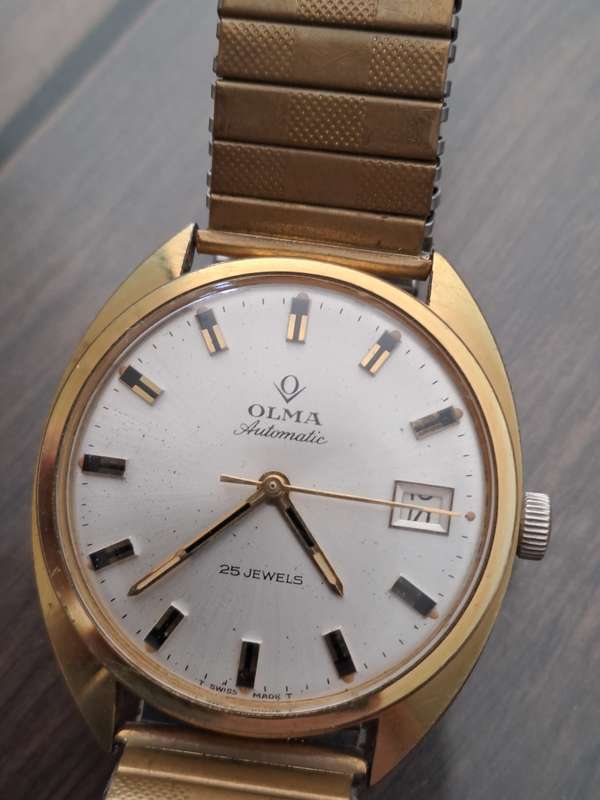 Vintage men`s olma automatic