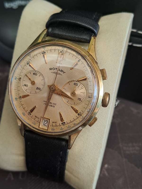 Vintage men`s rotary chronograph