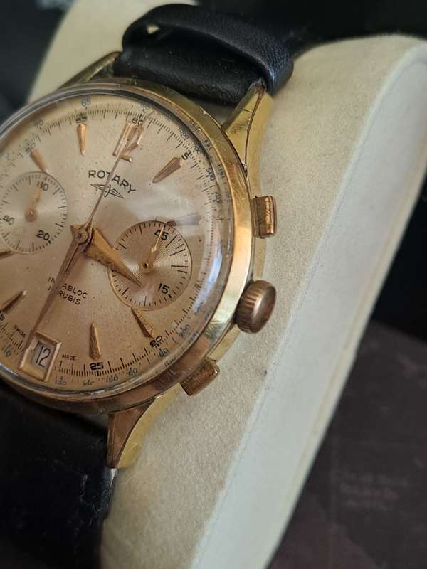 Vintage men`s rotary chronograph