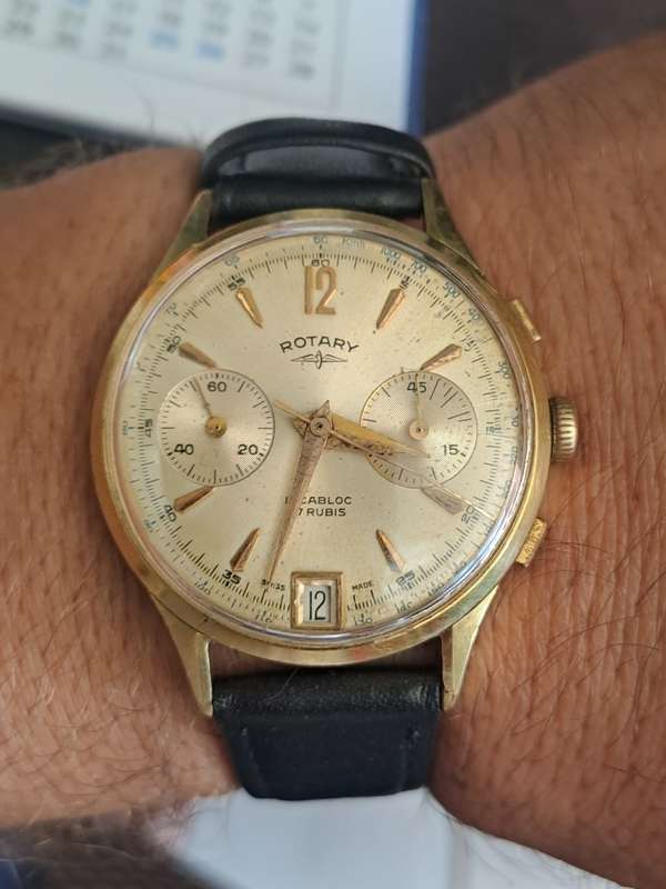 Vintage men`s rotary chronograph