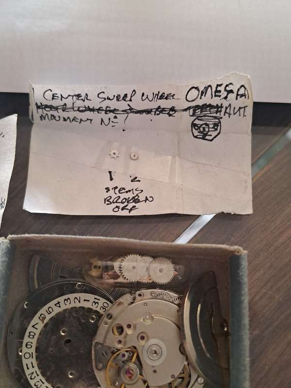 Vintage watch parts