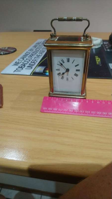french carriage clock in original box