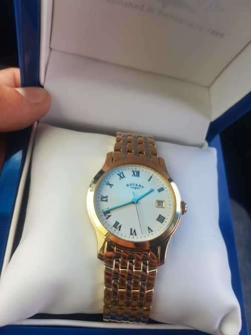 rotary mens watch like new