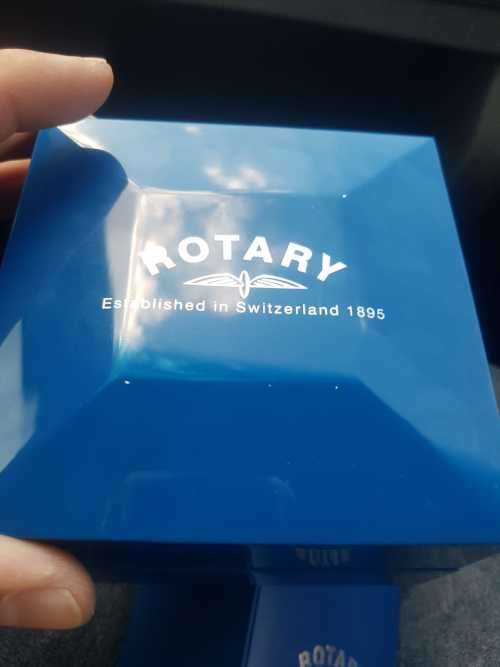 rotary mens watch like new