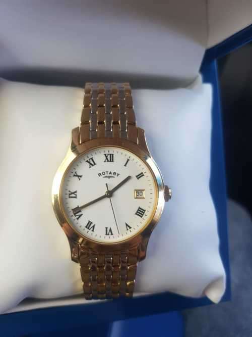 rotary mens watch like new
