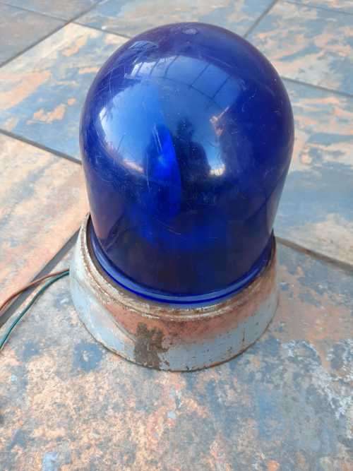 vintage blue light