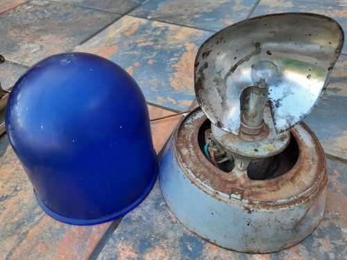 vintage blue light