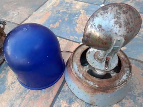 vintage blue light