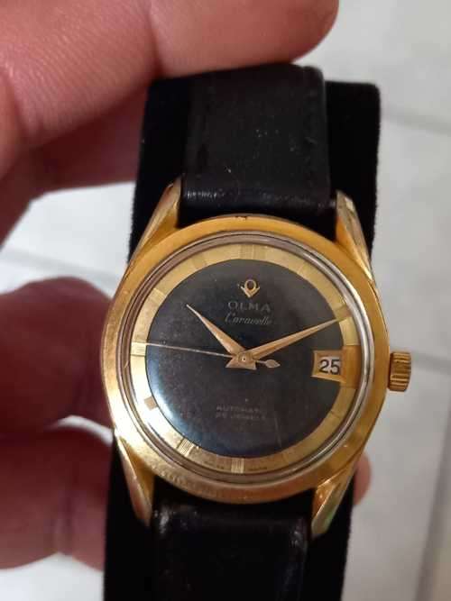 vintage men's olma caravelle  automatic