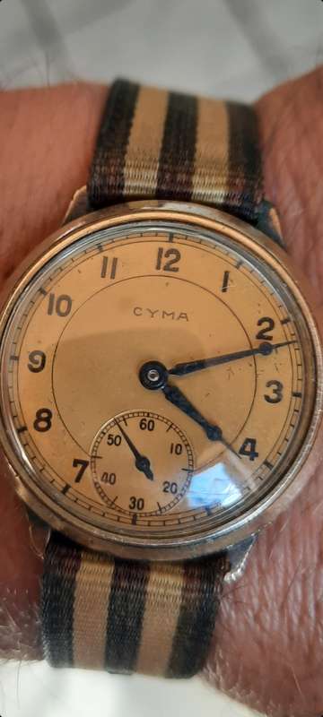 vintage men's cyma watch