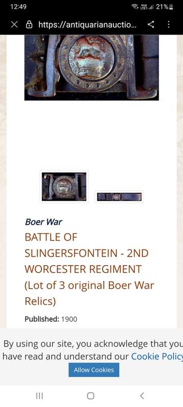boer war belt