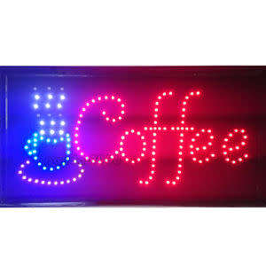 Brand new LED coffee sign