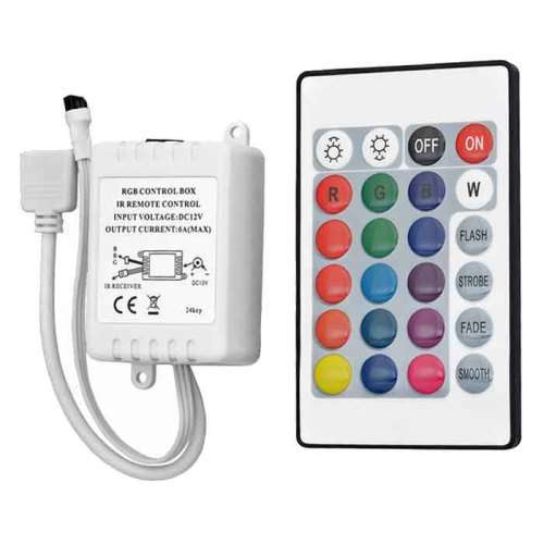 Bulk from 6//Brand new RGB Control Box IR Remote Control