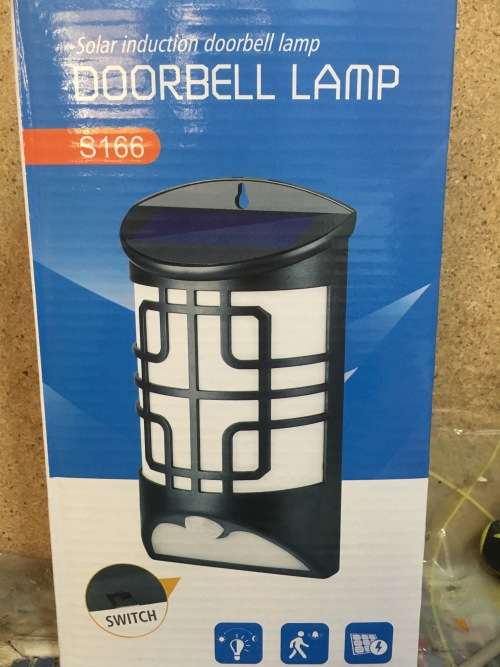 Solar Induction DOORBELL Lamp S166