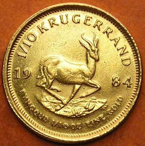 1984 1/10 oz Gold Krugerrand