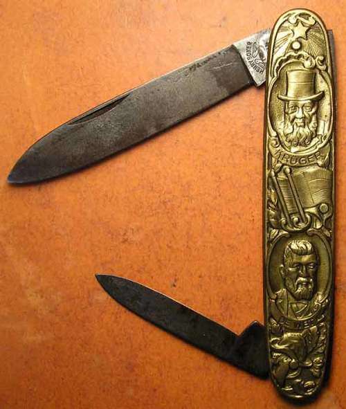 Kruger & De Wet Pocket Knife by Henry Boker of Solingen Germany * Nice Condition *