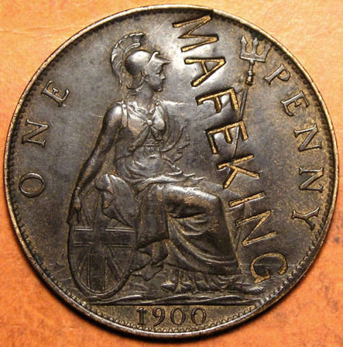 Boer War: 1900 Mafeking Queen Victoria Penny