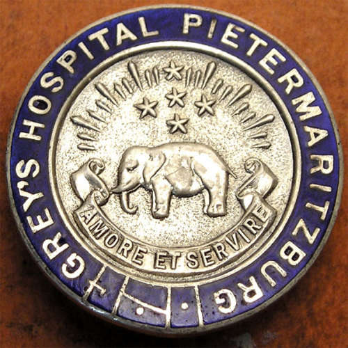 Silver Nursing Badge: Grey's Hospital Pietermaritzburg, Natal