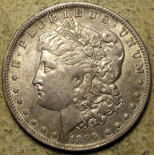 United States: 1890-O Silver Morgan Dollar