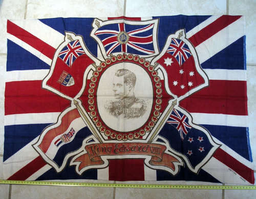 Royal Banner for the 1937 Coronation of King Edward VIII - Flags of the Empire