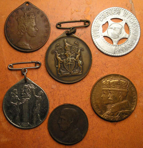 Collection of Six (x 6) Medals and Badges (#2)