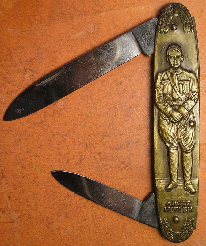 An Adolf Hitler Pocket Knife made in Germany