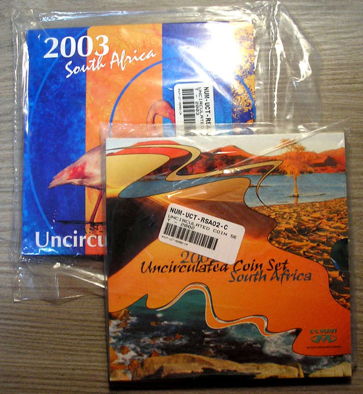 Two (x2) Uncirculated Coin Sets: 2002 & 2003