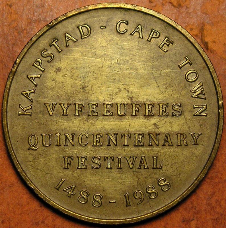 DIAS88 1988: Bartolomeu Dias 500th Anniversary Medal - Cape Town