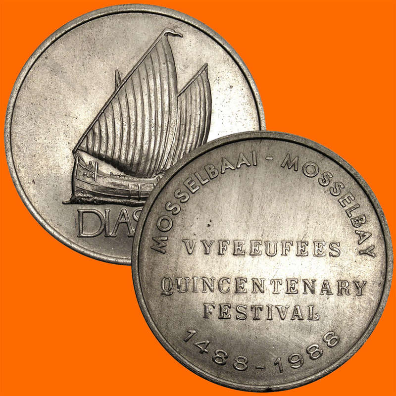 DIAS88 1988: Bartolomeu Dias 500th Anniversary Medal - Mossel Bay