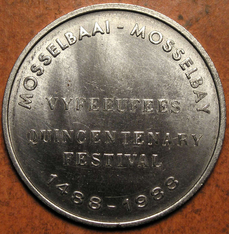 DIAS88 1988: Bartolomeu Dias 500th Anniversary Medal - Mossel Bay
