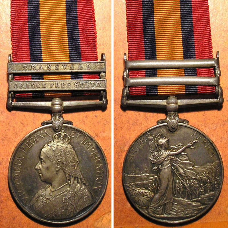 Boer War QSA Medal to Saddler Corporal SH Fearn SA Light Horse