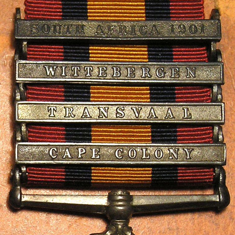 Boer War QSA Medal to Pte. H.C. Rutherford Border Horse