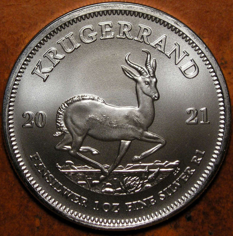 2021 * NEW * Silver Krugerrand 1 oz Fine Silver * BU *