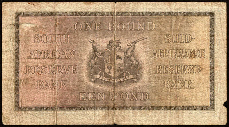 1946 Pound Note of MH de Kock