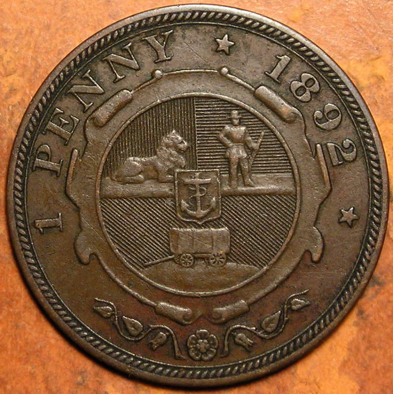 ZAR: 1892 Paul Kruger Penny