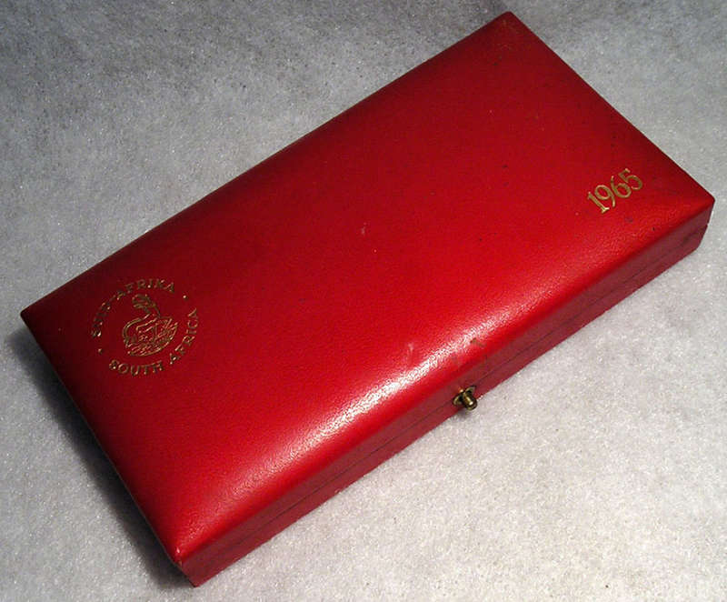 1965 Long Proof Set with Silver Rand and Two Gold Coins