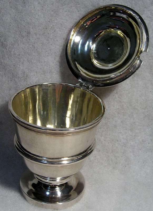 Antique Georgian Sterling Silver Jam Pot: London Hallmarks for 1790-91: 267 gm