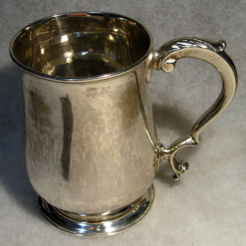 Antique Georgian Sterling Mug: London Hallmarks for 1775-76: 227 gm