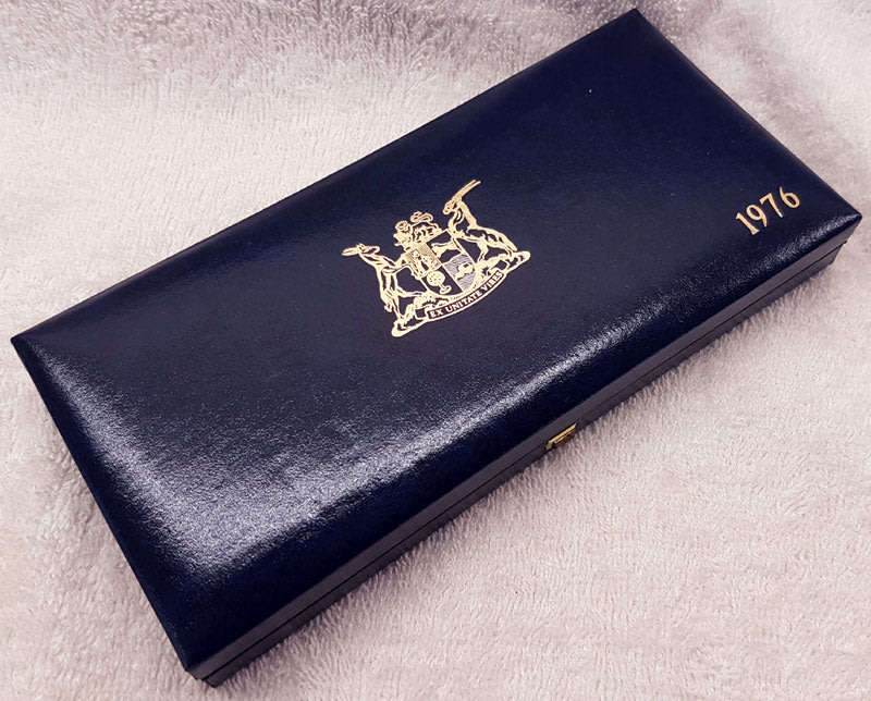 1976 Short Proof Set in SAM Case with Silver Rand