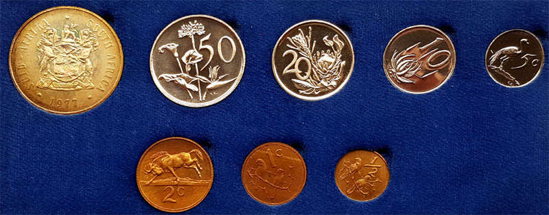 1977 Short Proof Set in SAM Case with Silver Rand
