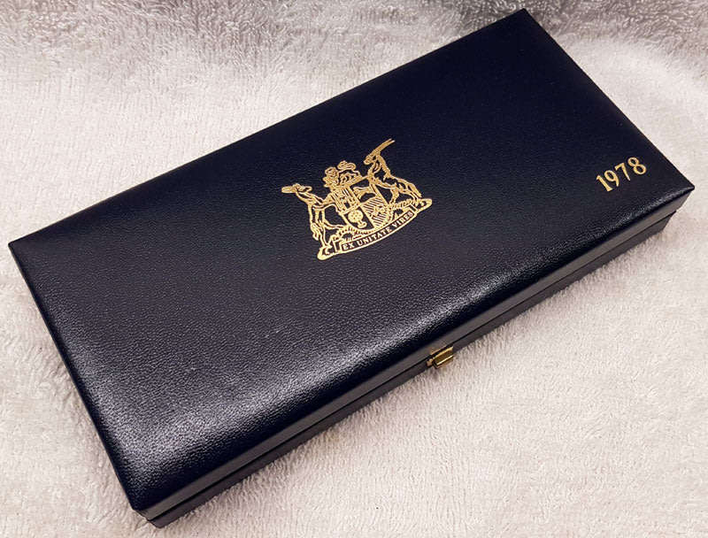 1978 Short Proof Set in SAM Case with Silver Rand