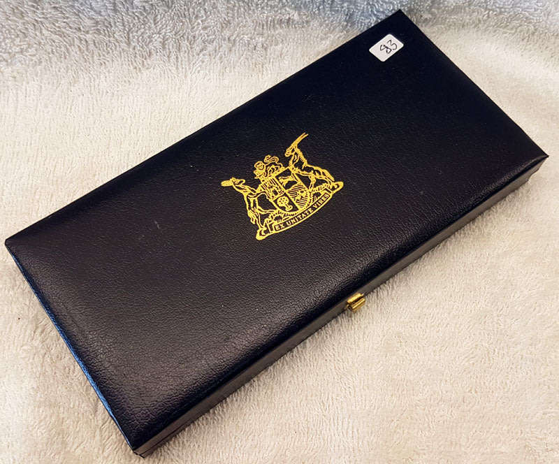 1983 Short Proof Set in SAM Case with Silver Rand
