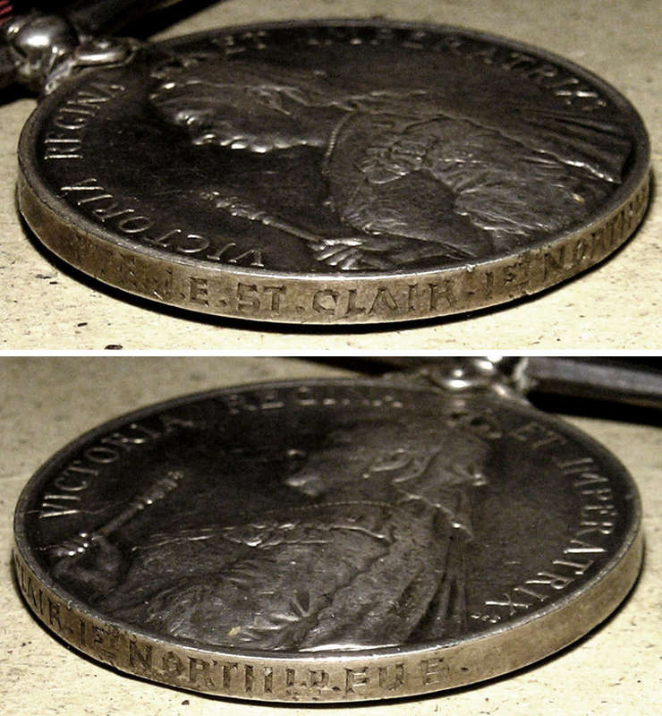 Group of 6 Medals: Queen's & Khedives Sudan; Boer War QSA & KSA; WWI War & Victory
