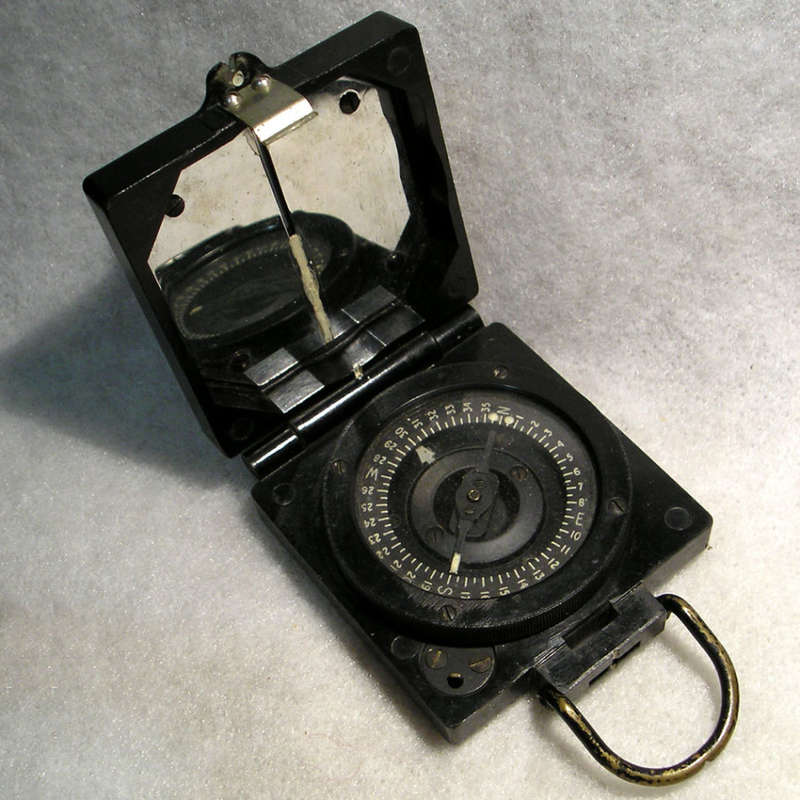 WW2 British Army Compass, Magnetic Marching, Mark 1